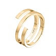 Дизайнерское кольцо из желтого матового золота 720-000-252