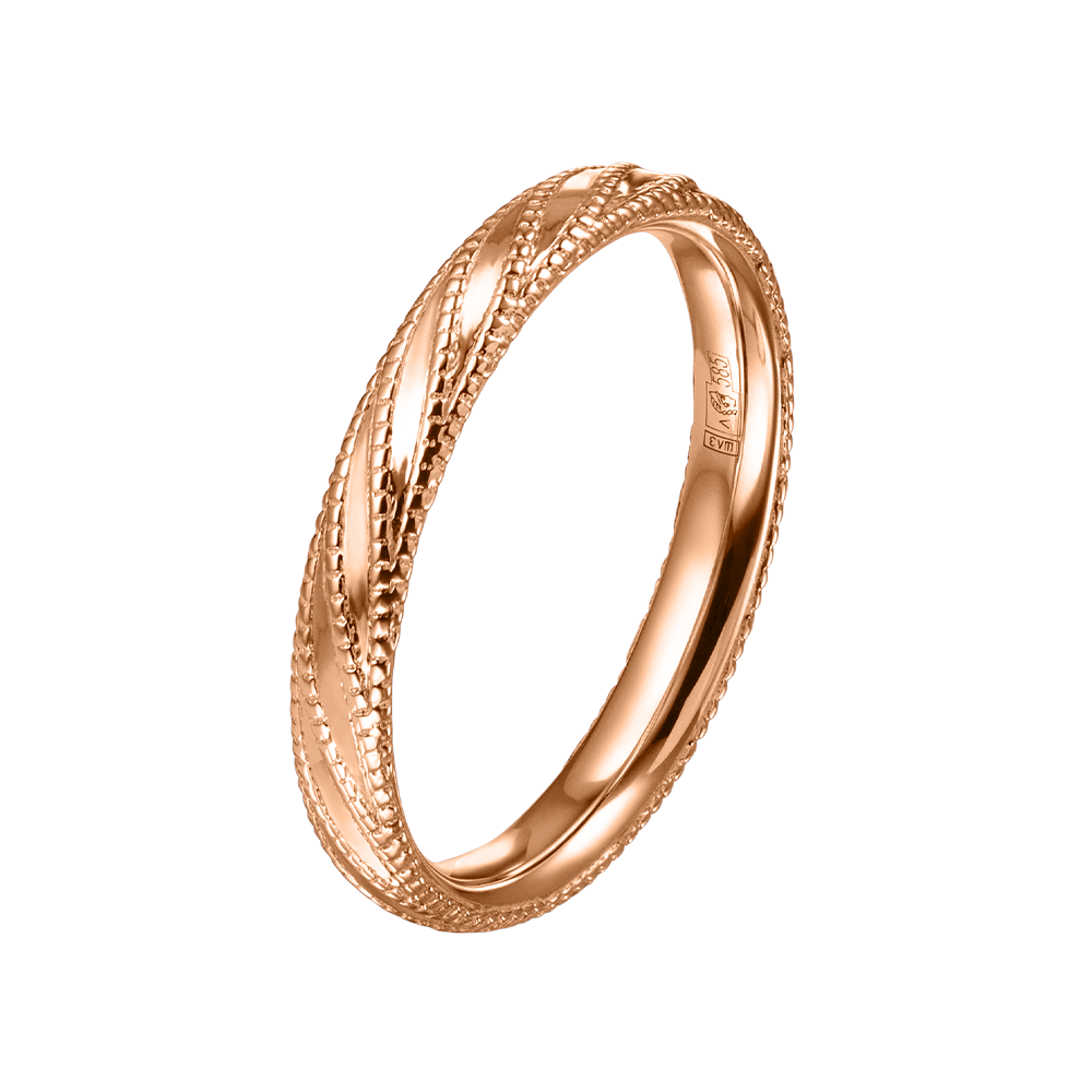 Кольцо красное золото 585 пробы 911739