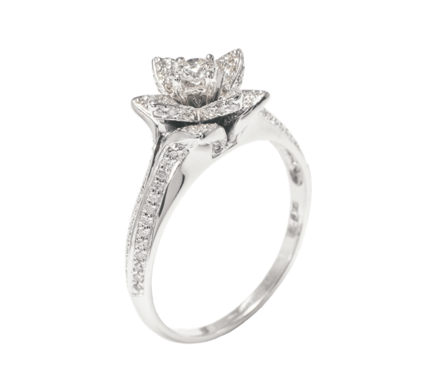 Кольцо из золота с бриллиантами 921254Б