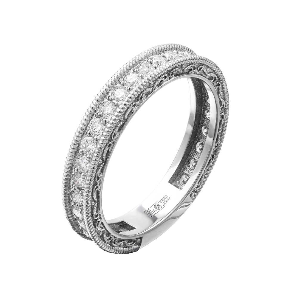 Кольцо из золота с бриллиантами 921652-2Б