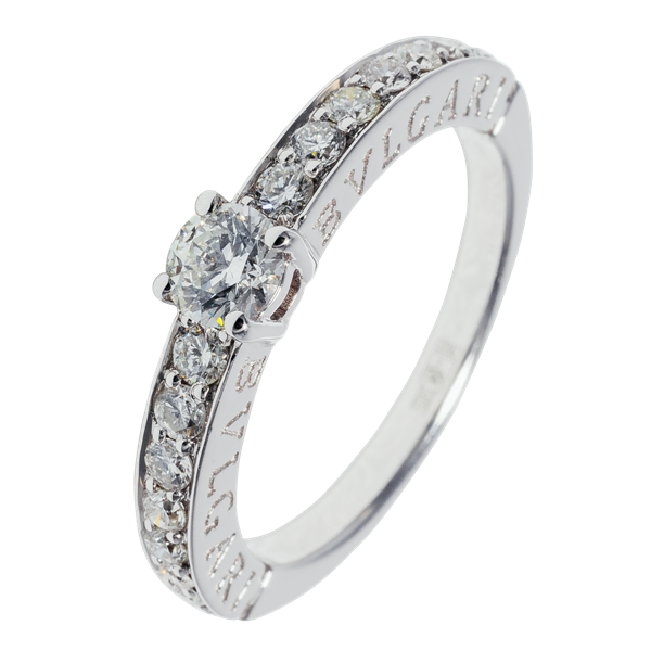 Кольцо из белого золота с бриллиантами 921370Б