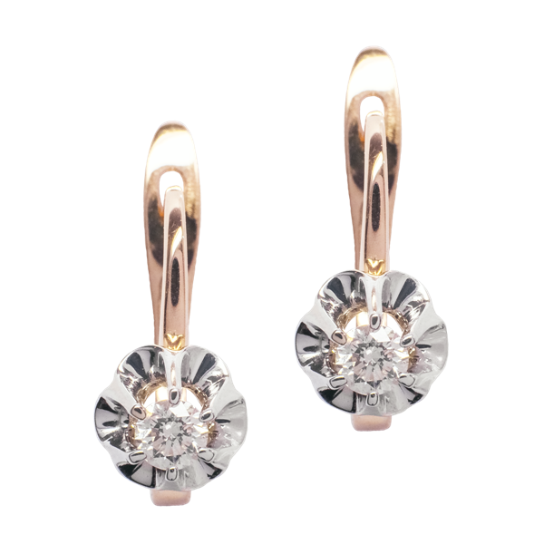 Серьги из золота 912267Б