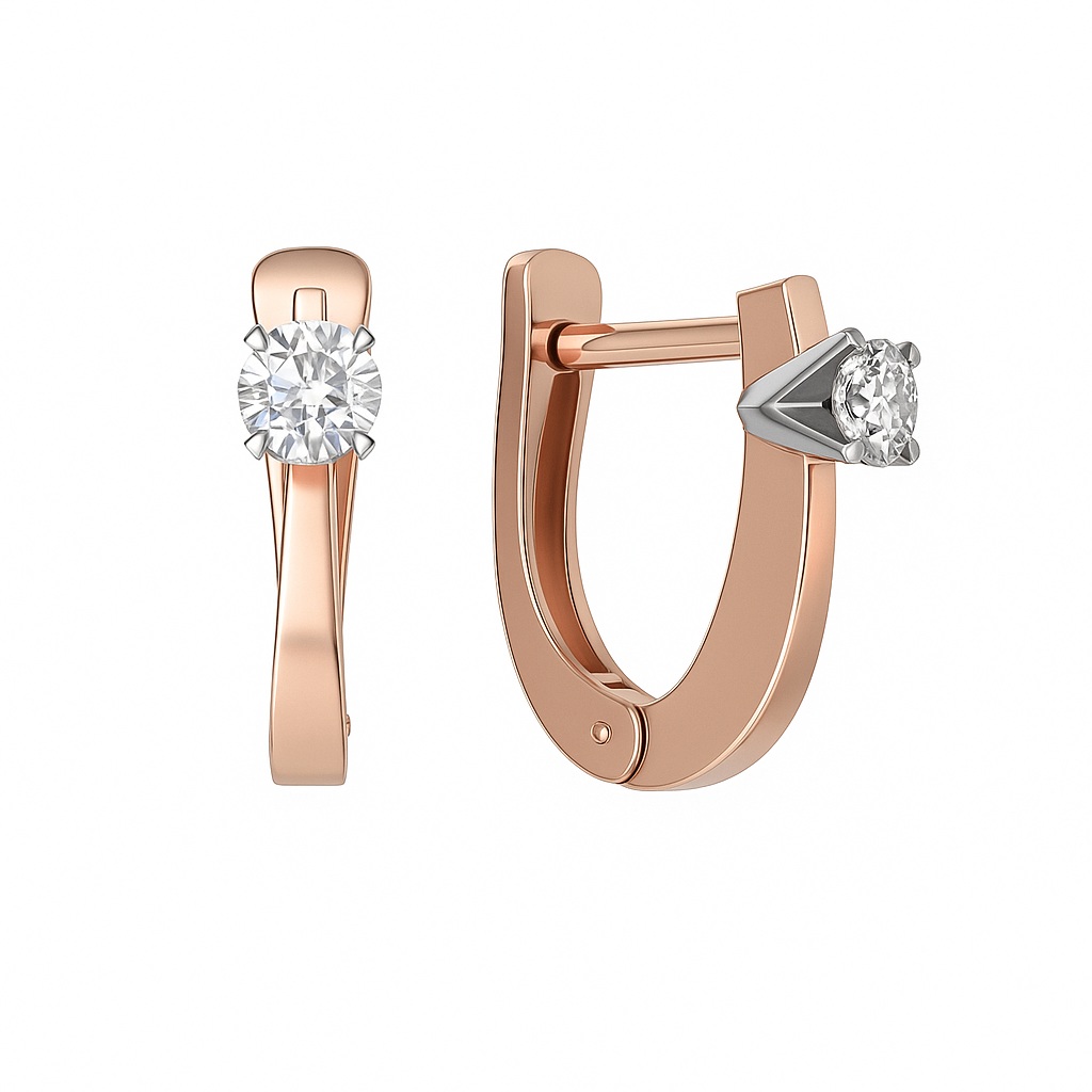 Серьги из золота 912049Б