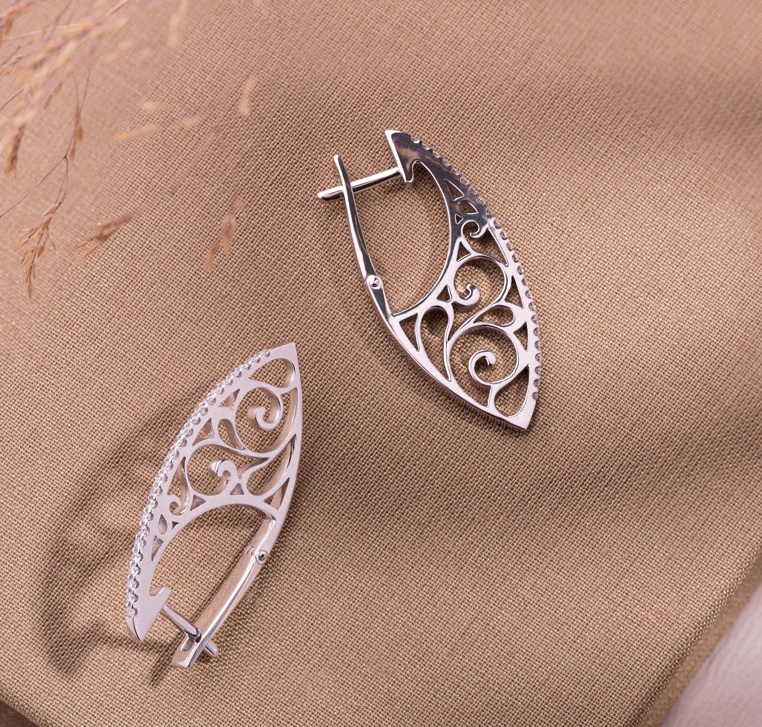 Серьги из золота 922601Б