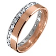 Обручальное кольцо с бриллиантом 432-240-860
