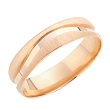 Обручальное кольцо из красного золота 700-000-211