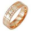 Обручальное кольцо с бриллиантом 452-110-993