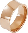 Обручальное кольцо из красного золота 500-000-036