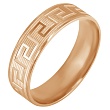 Обручальное кольцо из красного золота 500-000-009