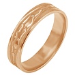 Обручальное кольцо из красного золота 500-000-006