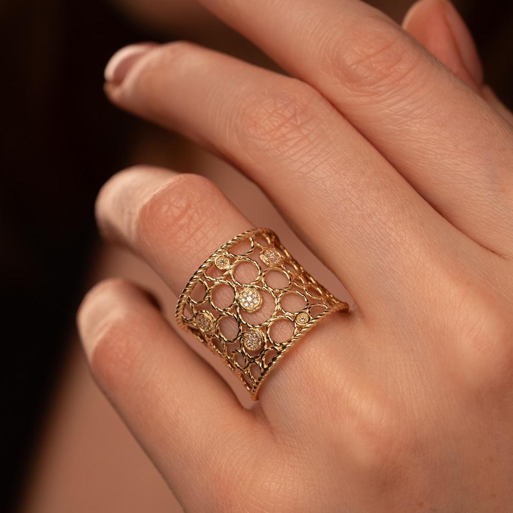 Кольцо из желтого золота 931907Б