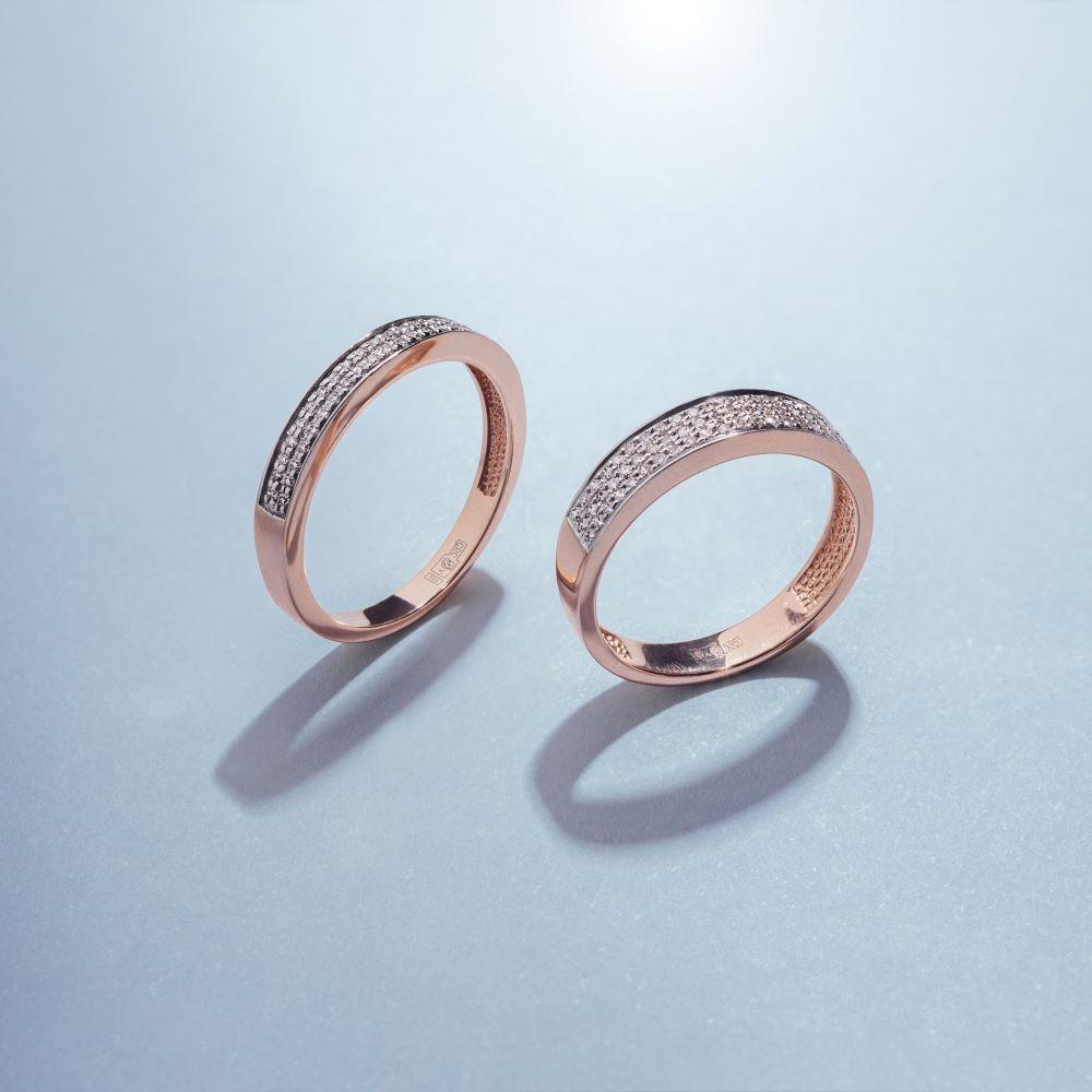 Кольцо из золота с бриллиантами 911135Б