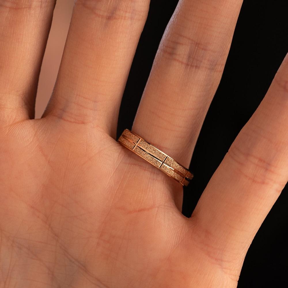 Обручальное кольцо из красного золота 200-000-932