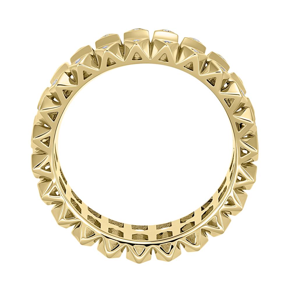 Обручальное кольцо с бриллиантами 931881Б