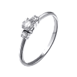 Помолвочное кольцо из белого золота 585 пробы  921080Б
