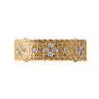 Обручальное кольцо  из желтого золота с бриллиантами 931696-2Б