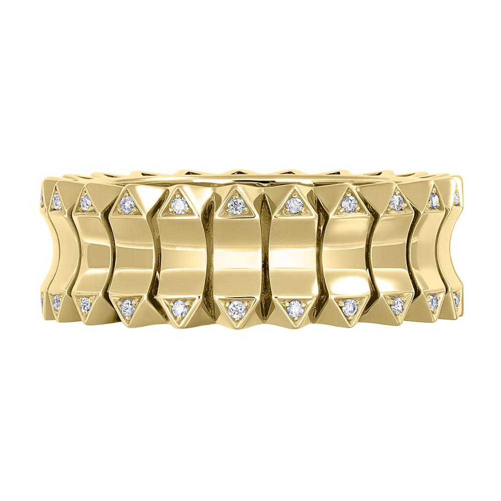 Обручальное кольцо с бриллиантами 931881Б