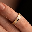 Обручальное кольцо с бриллиантом 442-010-407