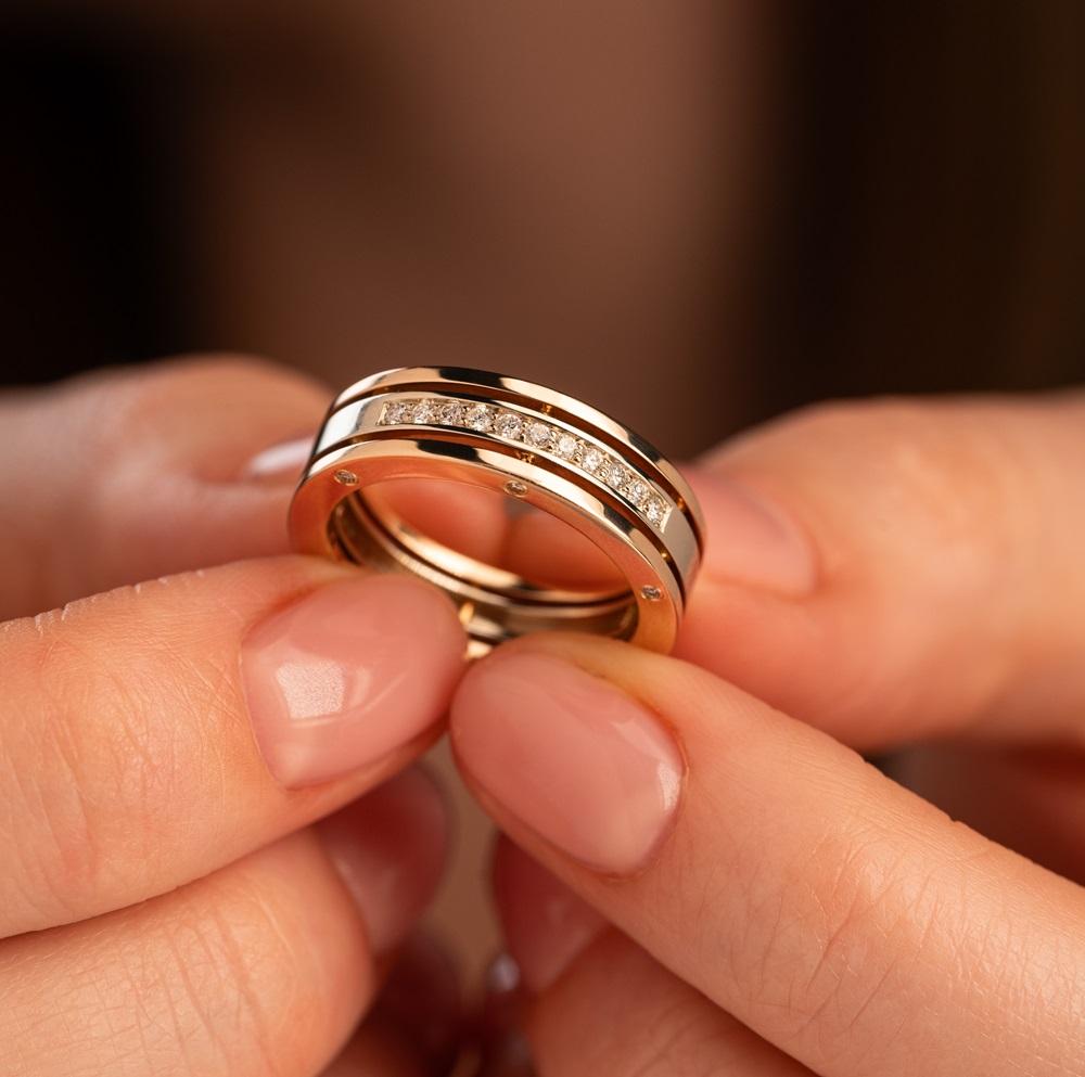 Кольцо из золота с бриллиантами 911517Б