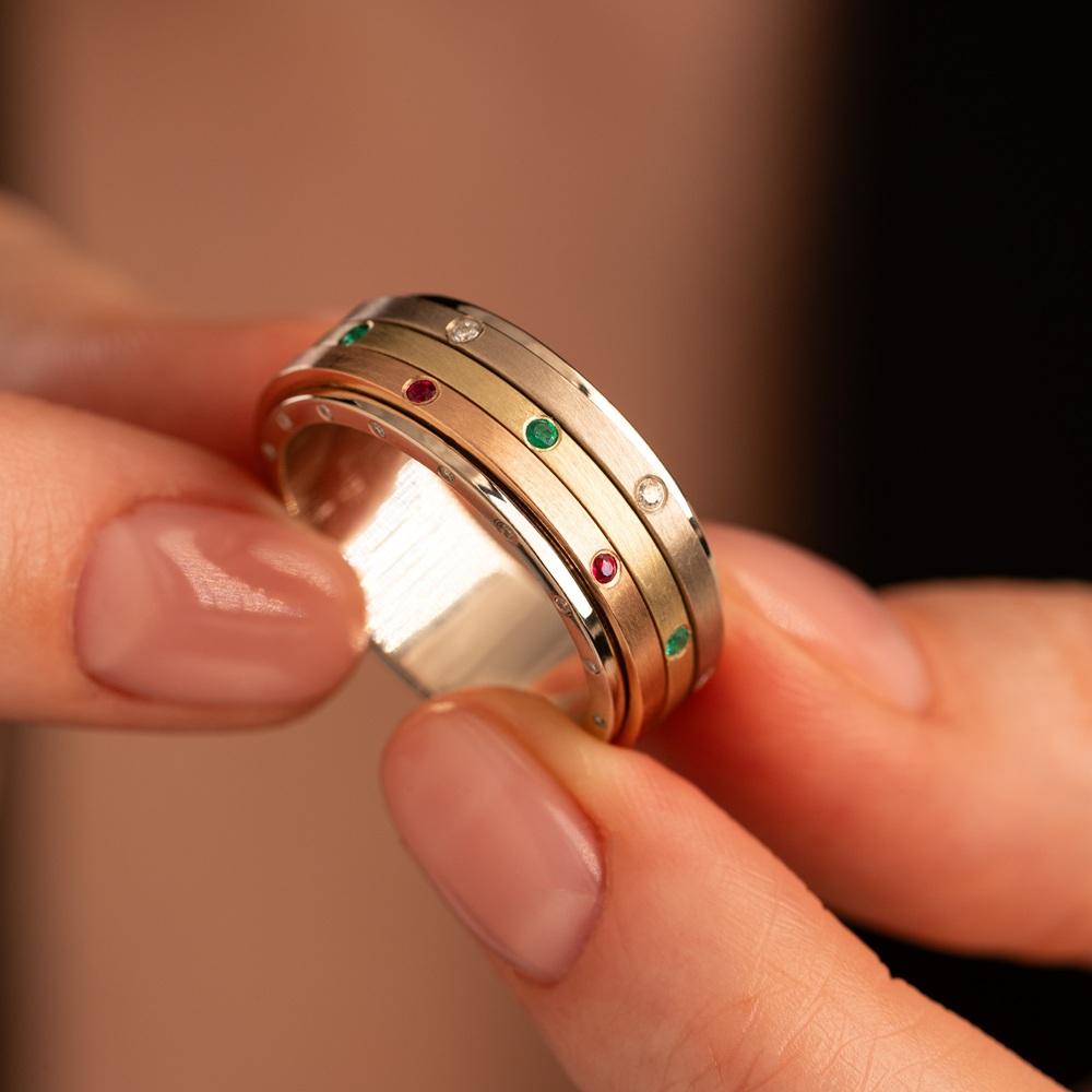 Обручальное кольцо антистресс 392-500-999