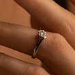 Помолвочное кольцо с бриллиантами 921721Б