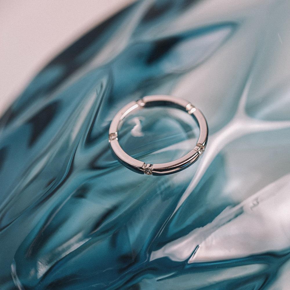 Кольцо из золота с бриллиантами 921557Б