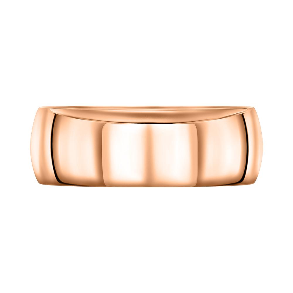 Обручальное кольцо из красного золота 100-000-580