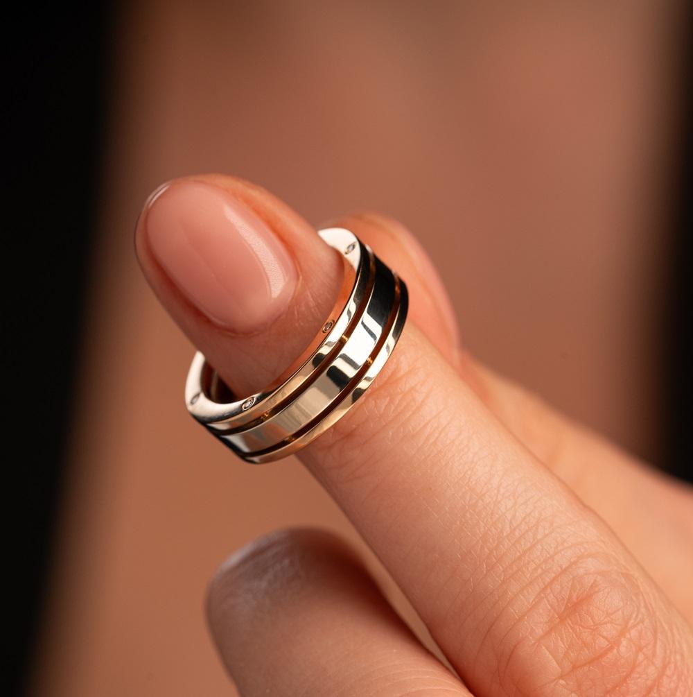 Кольцо из золота с бриллиантами 911517-2Б