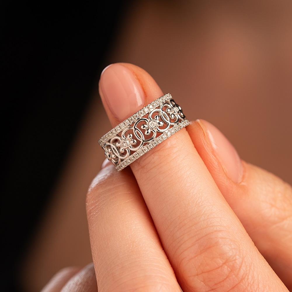 Кольцо из золота с бриллиантами 921448Б