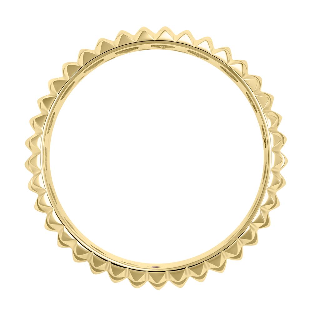 Обручальное кольцо из желтого золота с рубином 9311024 