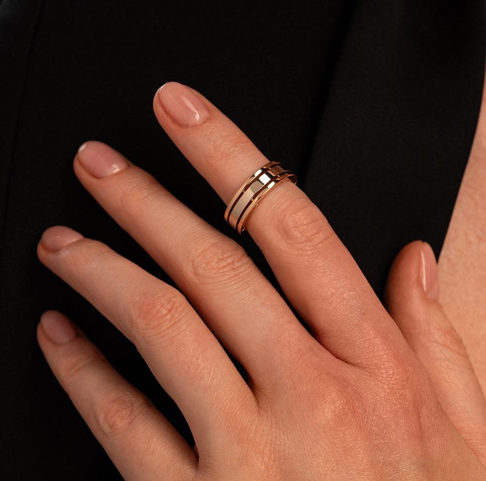 Кольцо из золота с бриллиантами 911517-2Б