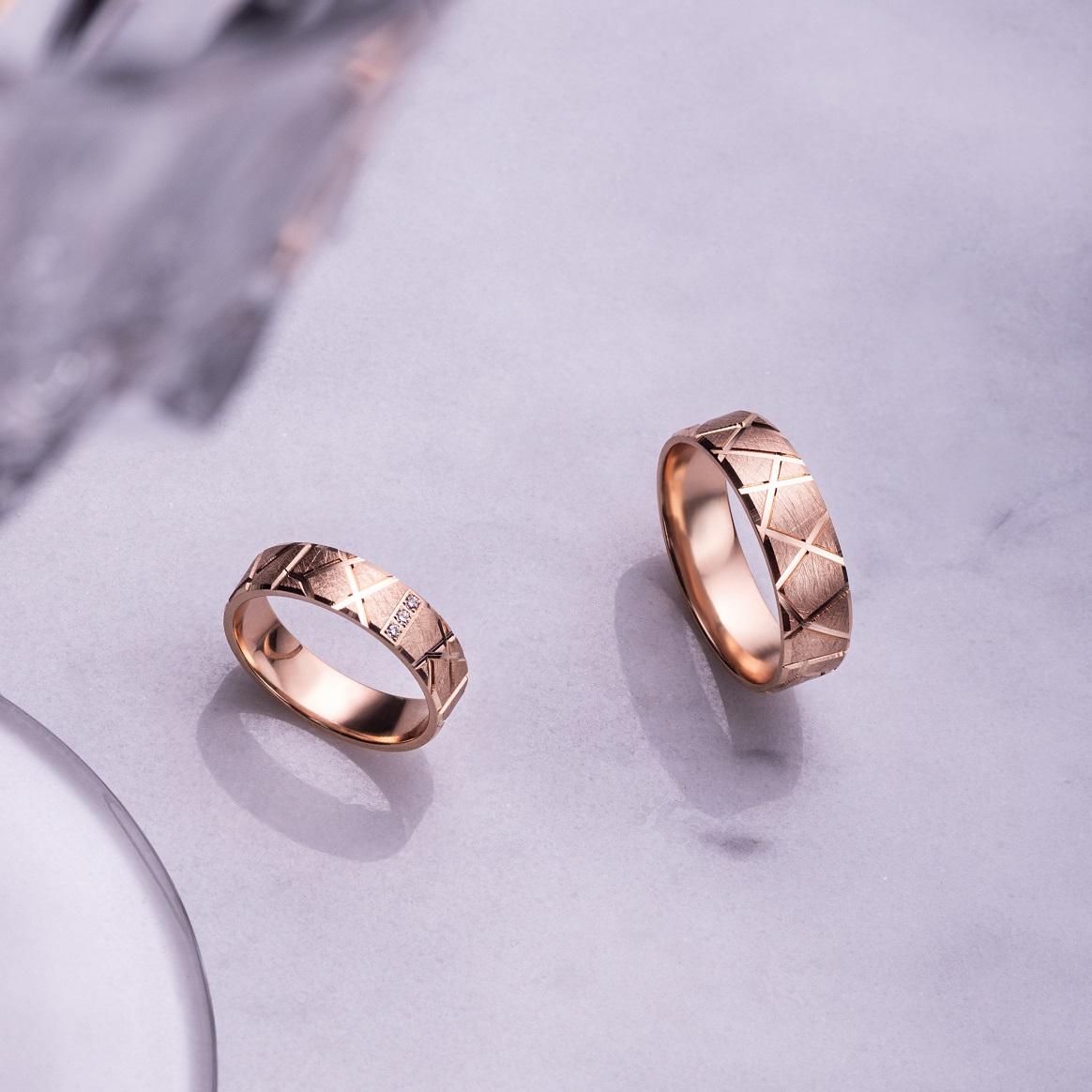 Кольцо из красного золота 585 пробы 500-000-179