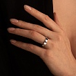 Обручальное кольцо из белого золота 210-000-327