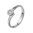 Помолвочное кольцо с бриллиантами 921721Б