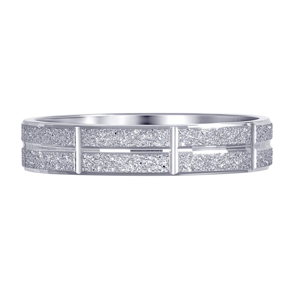 Обручальное кольцо из белого золота 210-000-932