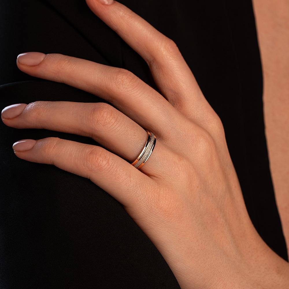 Обручальное кольцо из золота (синтеринг) 450-000-718