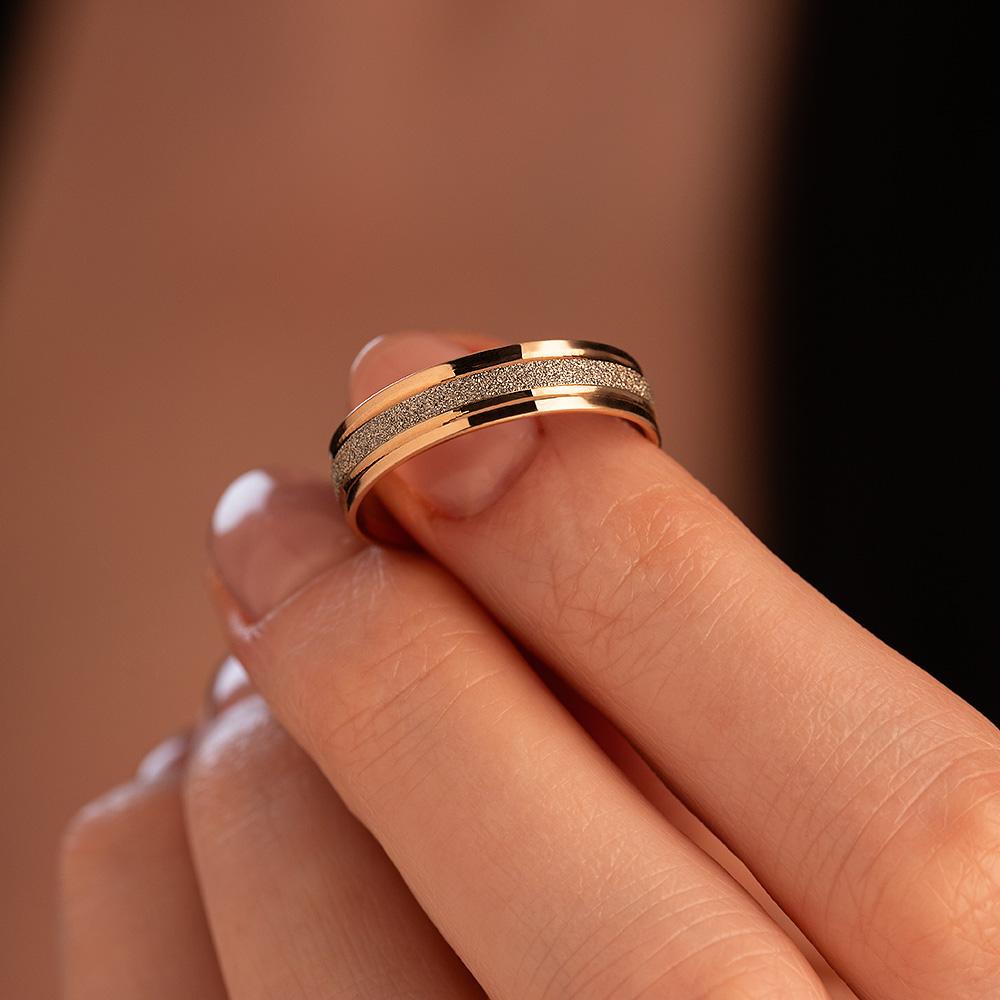 Обручальное кольцо из золота (синтеринг) 450-000-718