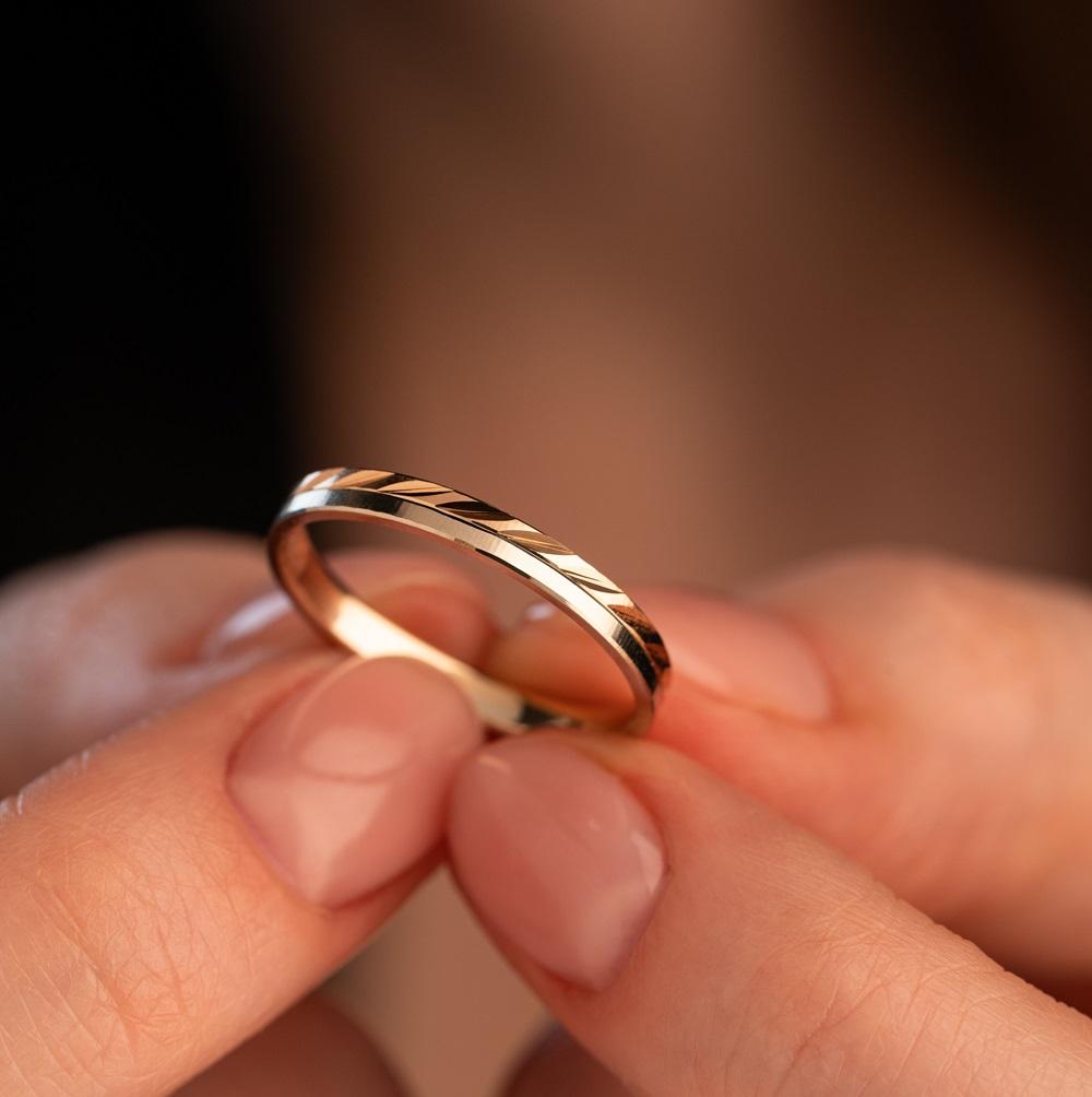 Обручальное кольцо из золота (синтеринг) 430-000-917