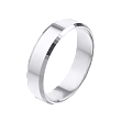 Обручальное кольцо из белого золота 210-000-554