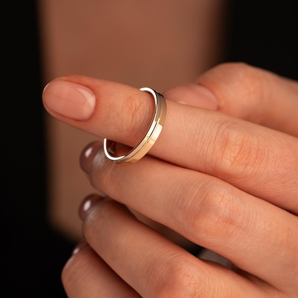 Обручальное кольцо из золота (синтеринг) 430-000-332