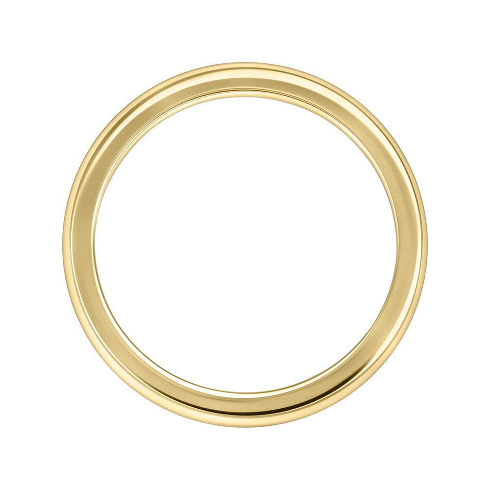 Обручальное кольцо из желтого золота 220-000-1672