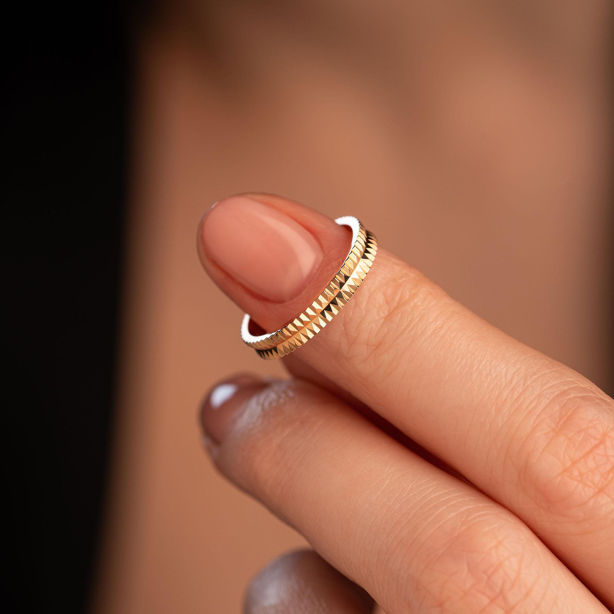 Обручальное кольцо из красного золота 500-000-1027