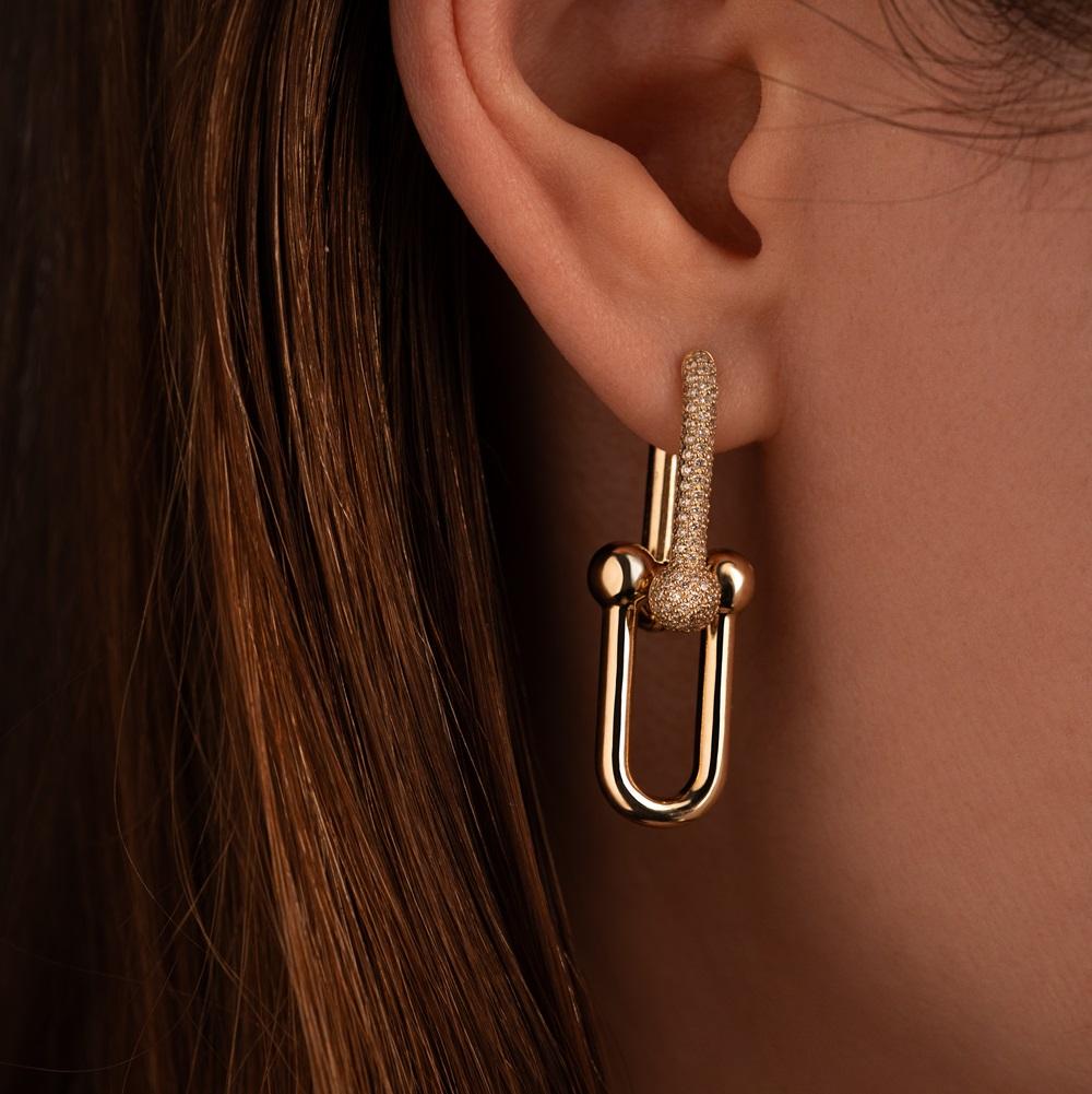 Серьги с бриллиантами 932746-2Б