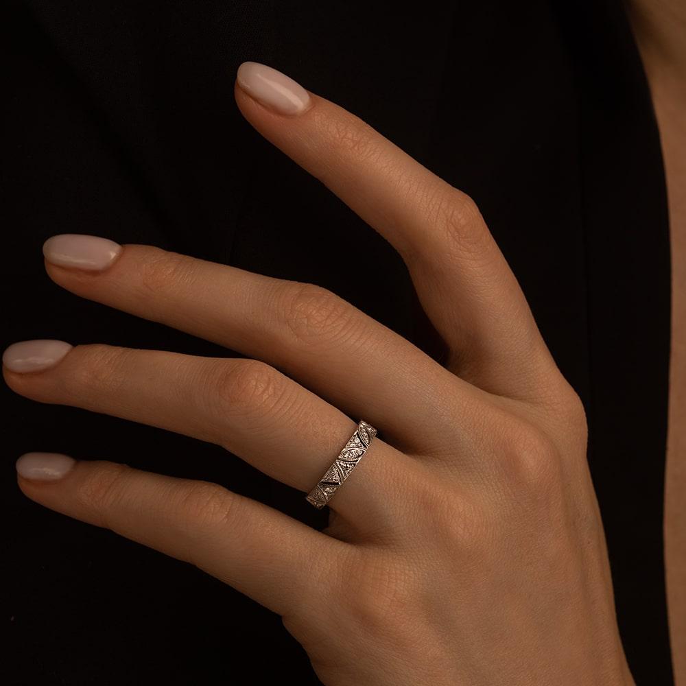 Кольцо из золота с бриллиантами 921404Б