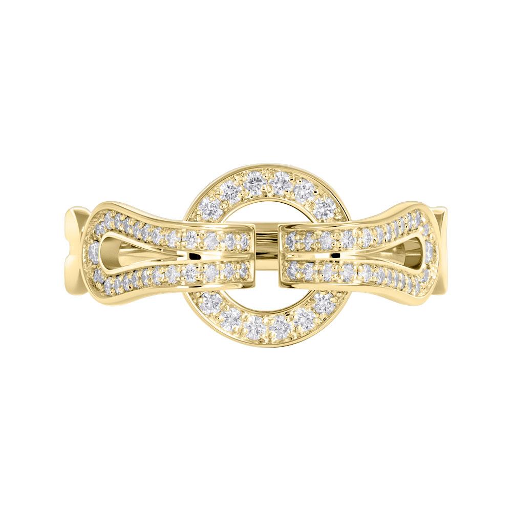 Кольцо из желтого золота с бриллиантами 9311036Б