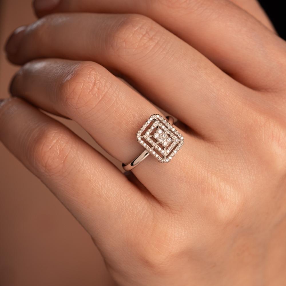 Кольцо с бриллиантами 921998Б