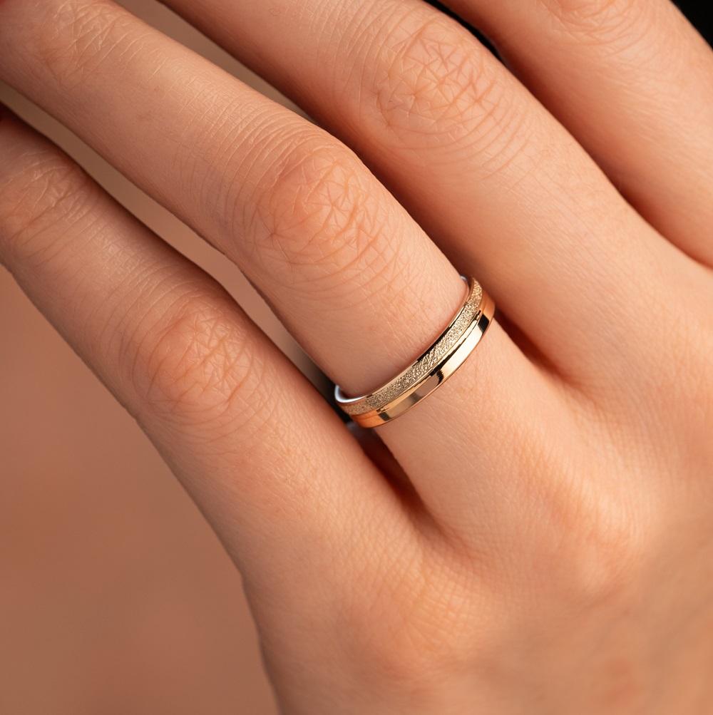 Обручальное кольцо из золота (синтеринг) 430-000-722