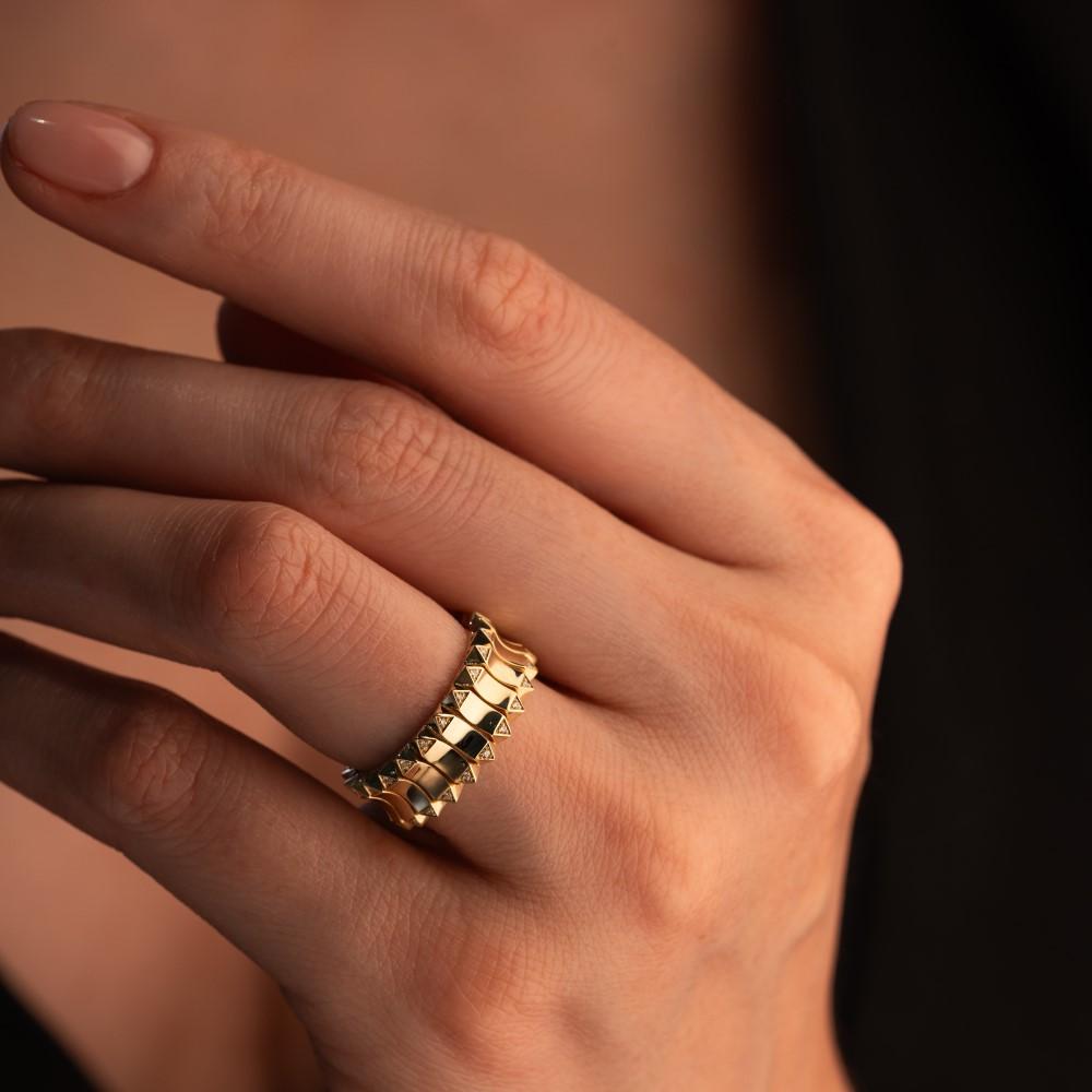 Обручальное кольцо с бриллиантами 931881Б