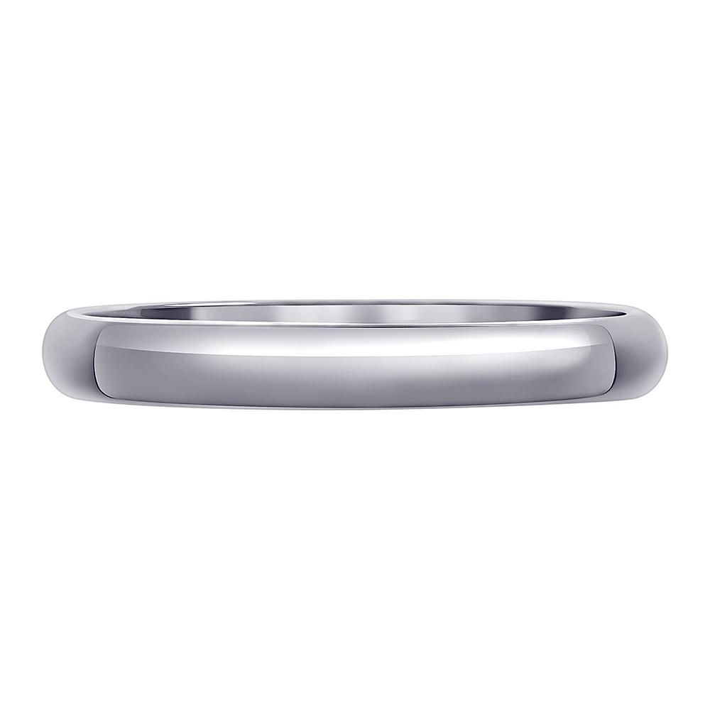 Обручальное кольцо из белого золота 110-000-525