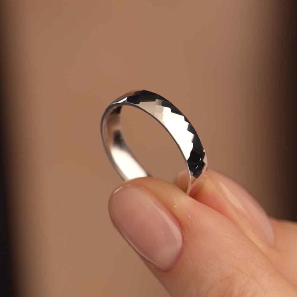 Обручальное кольцо из белого золота 510-000-1011